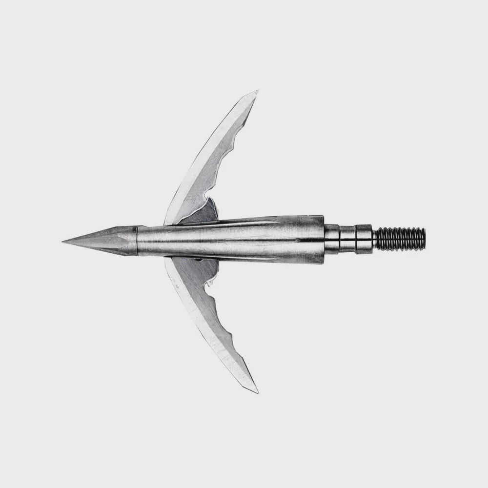 Beast Archery 2" Titanium Mechanical Broadheads 2 pack + practice tip