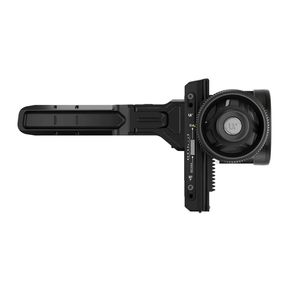 Ultraview Slider 2 single pin bow sight, angled view